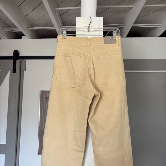 EVERLANE The Way-High Jean in Soybean (Butter) Size 27 Tall - Picture 5 of 6